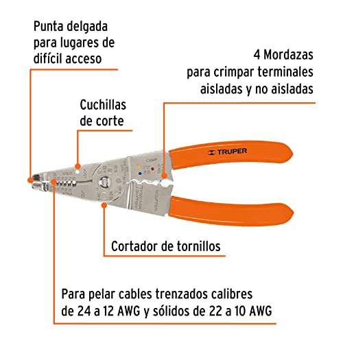 Pinza pelacable Pretul 10 pinza pelacable pretul marca TRUPER (2)