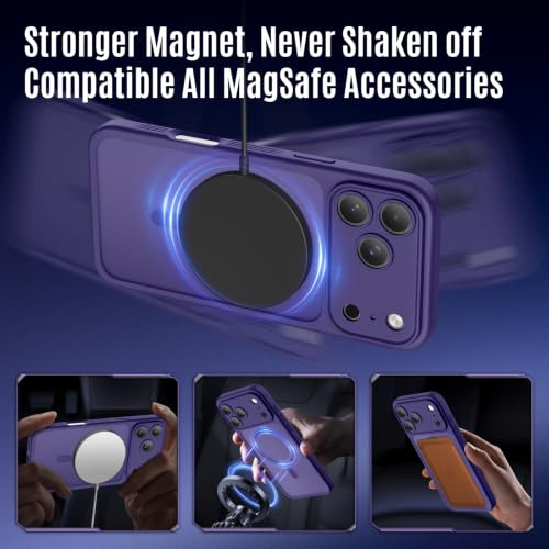 Image of Symcele Designed for iPhone 17 Pro Max Case,Deep Purple