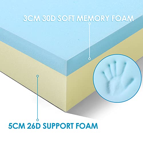 farexon Memory Foam Dog Bed for Medium, Large, Extra Large Dogs, Orthopedic Dog Bed Waterproof Mattress with Washable… - Image 2