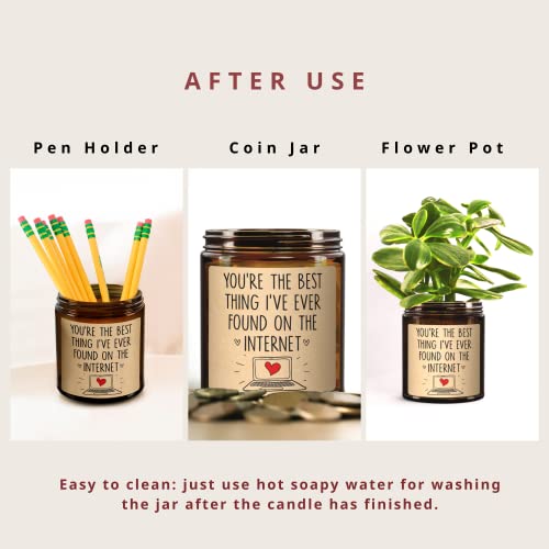 Gifts For Boyfriend, Girlfriend, Husband, Wife - Couples Gifts - Mothers Day Gifts For Wife From Husband - Anniversary Birthday Gifts For Women, Men - Romantic Gifts For Him, Her - Scented Candle #TOP5