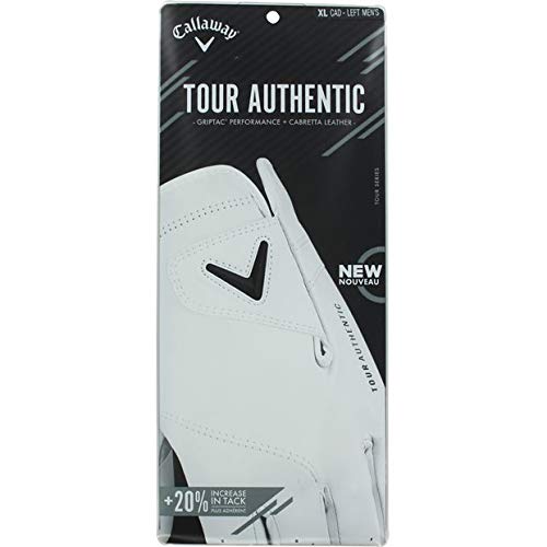 Callaway Golf 2020 Tour Authentic Glove (Left Hand, Men's Standard, X-Large), White #TOP5