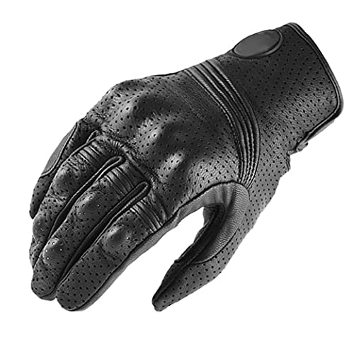 Fietsenhandschoenen, Lederen Moto Rijhandschoen Touch Screen Fietsen Handschoenen Ademend Voor Voetbal, Rugby, Hardlopen… - Image 3