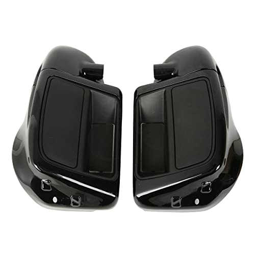Xfmt 6-1/2" Speaker Box Pod + Lower Vented Fairing Compatible With Harley Touring Flht Flhx Flhr 2014-2022 #TOP4