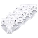 Schiesser Essentials Feinripp Slips 6er Pack White L (6)