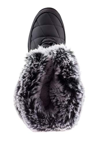 ArcticShield-Womens-Warm-Waterproof-Insulated-Comfortable-Memory-Foam-Fur-Winter-Snow-Boots-6-DM-US-Womens-Black