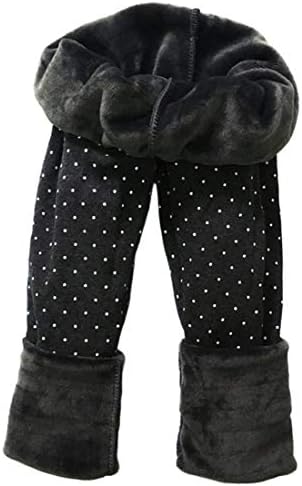 Swtddy Girls Winter Thick Warm Fleece Lined Leggings Kids Tights Pants