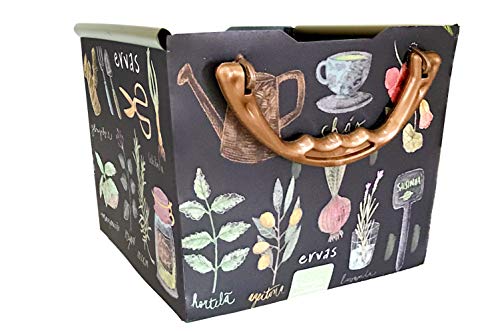 Cesto Organizador P Herbal, PROTÊA, 2405.Hb.0006, Cinza