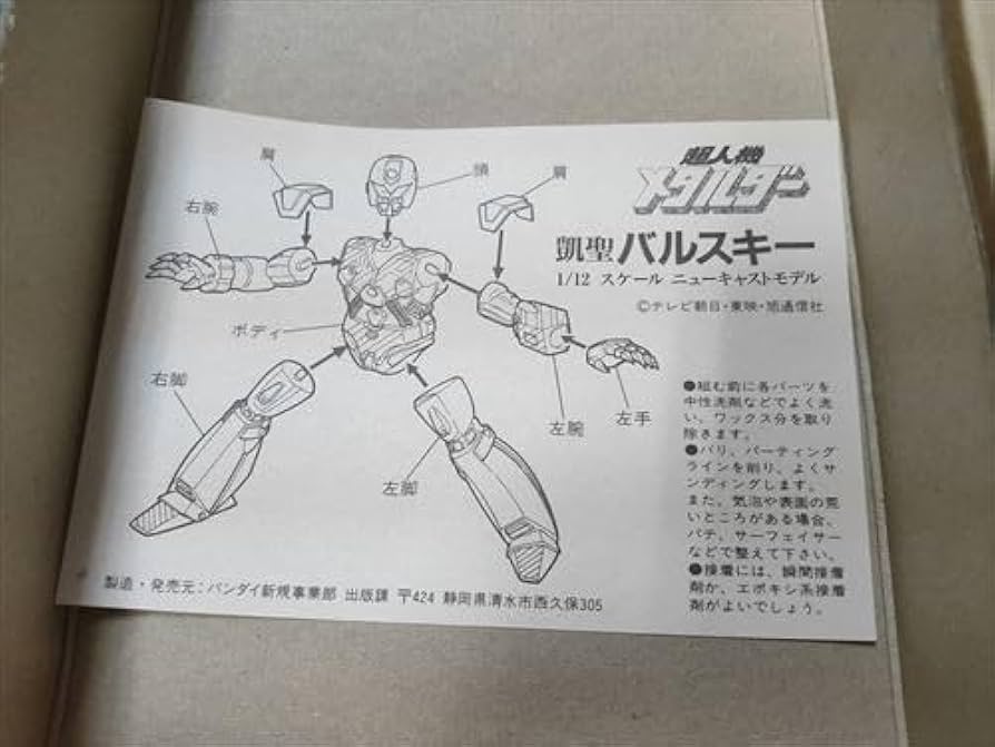 Bクラブ　キャストガレージキット超人機メタルダー、トップガンダー、バルスキー Bクラブ キャストガレージキット超人機メタルダー、トップ