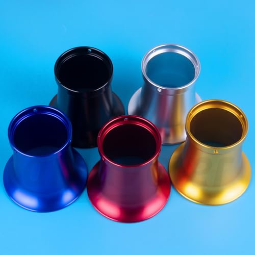 Image of 50mm Carburetor Air Filter Trumpet Velocity Stack Funnel CNC Alloy Parts Fit for PE VM 21mm,24mm,26mm,28mm,30mm, for Honda Yamaha Kawasaki ATV Dirt Bike Carb Intake Wind Horn Cup. (blue)