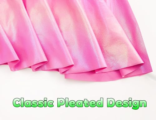 Image of Gnainach Girls Skorts High Waist Athletic Skirts with Shorts Stretchy Activewear for Teens Kids Performance Tennis