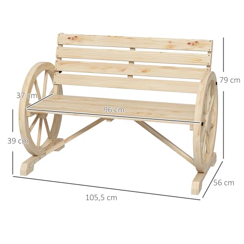 Banc de jardin robuste en sapin pour remplacer vos meubles usés - 4