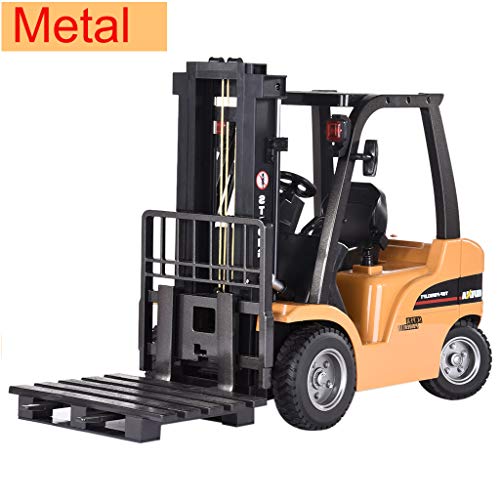 InKach Remote Control Dump Trucks for Boys Alloy Electric Construction Dump Truck Vehicles
