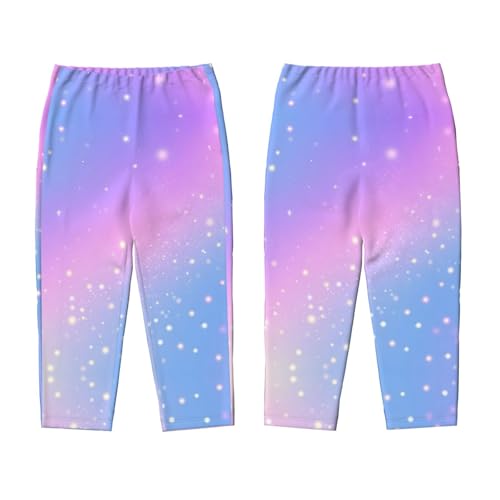 Pajama Pants Pajama Bottoms with Elastic Waistband Sleepwear Lounge PantsColorful Glitter3