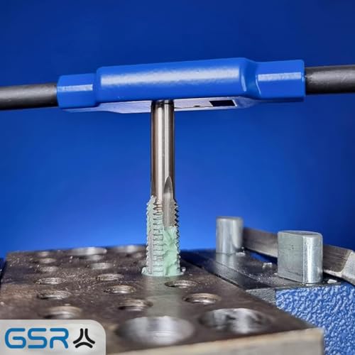 PROFI Gewindebohrer M12 Satz HSSG 3 teilig, Gewindeschneider | Vor-, Mittel- und Fertigschneider | Handgewindebohrer Satz Metrisch M12…