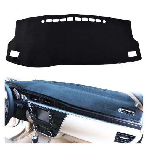 Tapis de tableau de bord pour Corolla iM et Auris 2014-2018 avec finition sur mesure