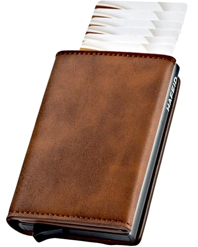 HAFEID Magnet Wallet Slim - Kartenetui mit RFID Schutz - Portemonnaie mit...