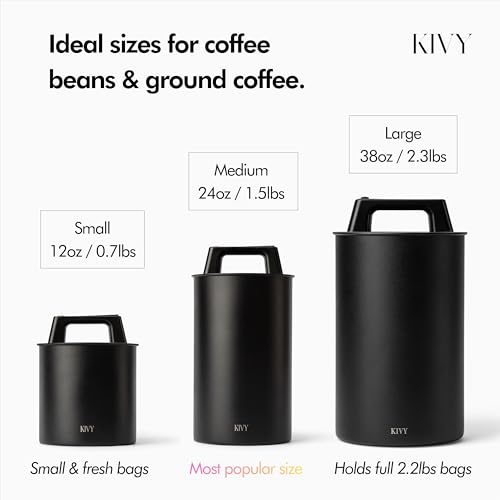 KIVY Vacuum Coffee Canister