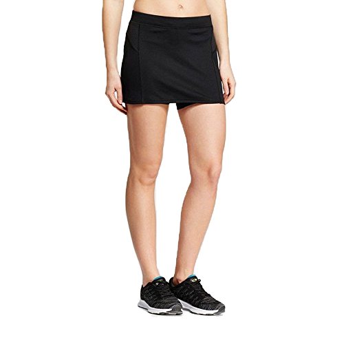 Champion C9 Women Running Skort Duo Dry Inner Short Skirt Black XL