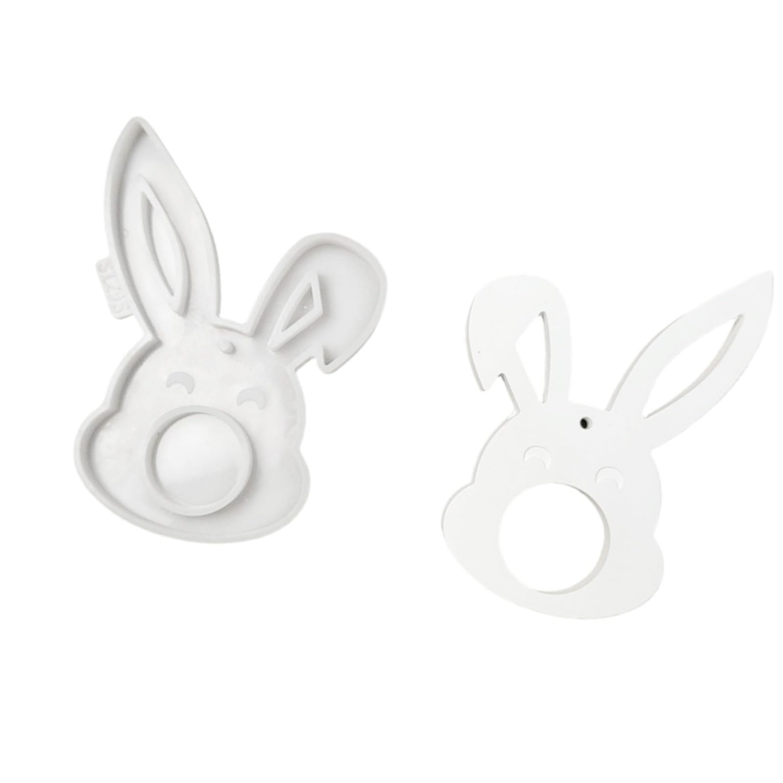 Kalttoy Head Eggs/Hare Silicone Molds For Chocolate Holder Soap Resin Pendant Jewelry Making Holiday Decoration Cement Molds