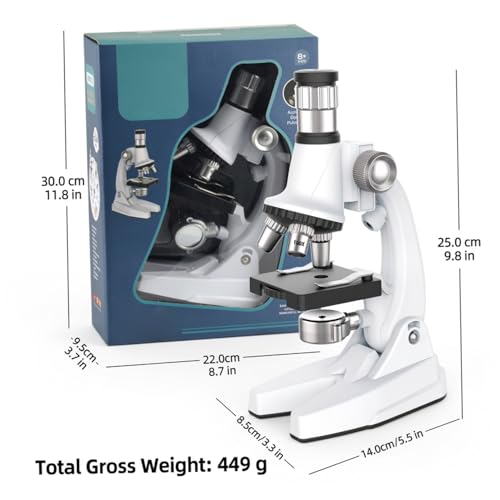 Microscope pour enfants 1200X pour s'éloigner des écrans grâce aux sciences - 4