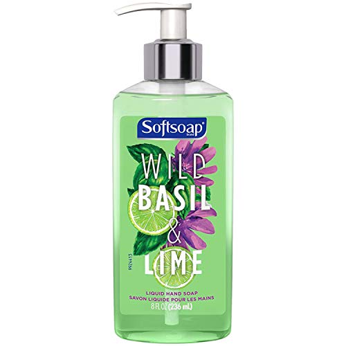 Softsoap Wild Basil & Lime Liquid Hand Soap, 8 Ounce Each (Value Pack of 3)