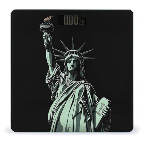 Báscula digital con diseño Estatua de la Libertad, 400 lb miniatura 1