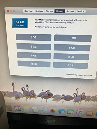 Komputerbay 64Gb (8X 8Gb) Ddr2 Pc2-6400F 800Mhz Cl5 Ecc Fully Buffered Fb-Dimm (240 Pin) W/ Mac Heatspreaders For Mac Pro #TOP2