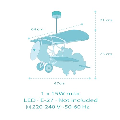 Lampada A Sospensione Dalber Crocodile Plane, Colorata, Legno/Plastica - 6