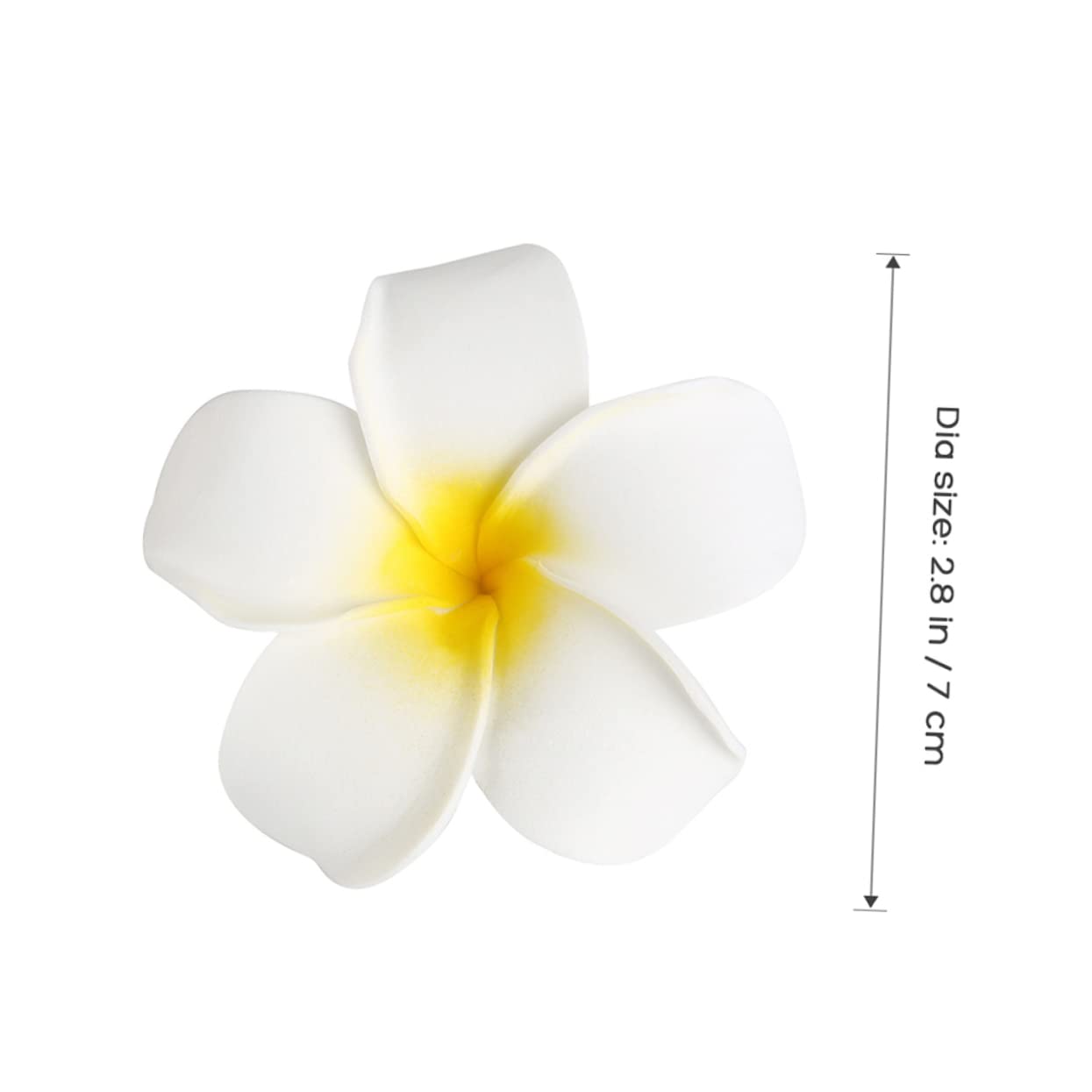 FOMIYES 75piezas Barrette De Flores Hawaianas Horquillas Simuladas De Clip Negro Accesorios Para Mujeres Decoración Para Fiestas y Bodas Para Vacaciones y Fotografía