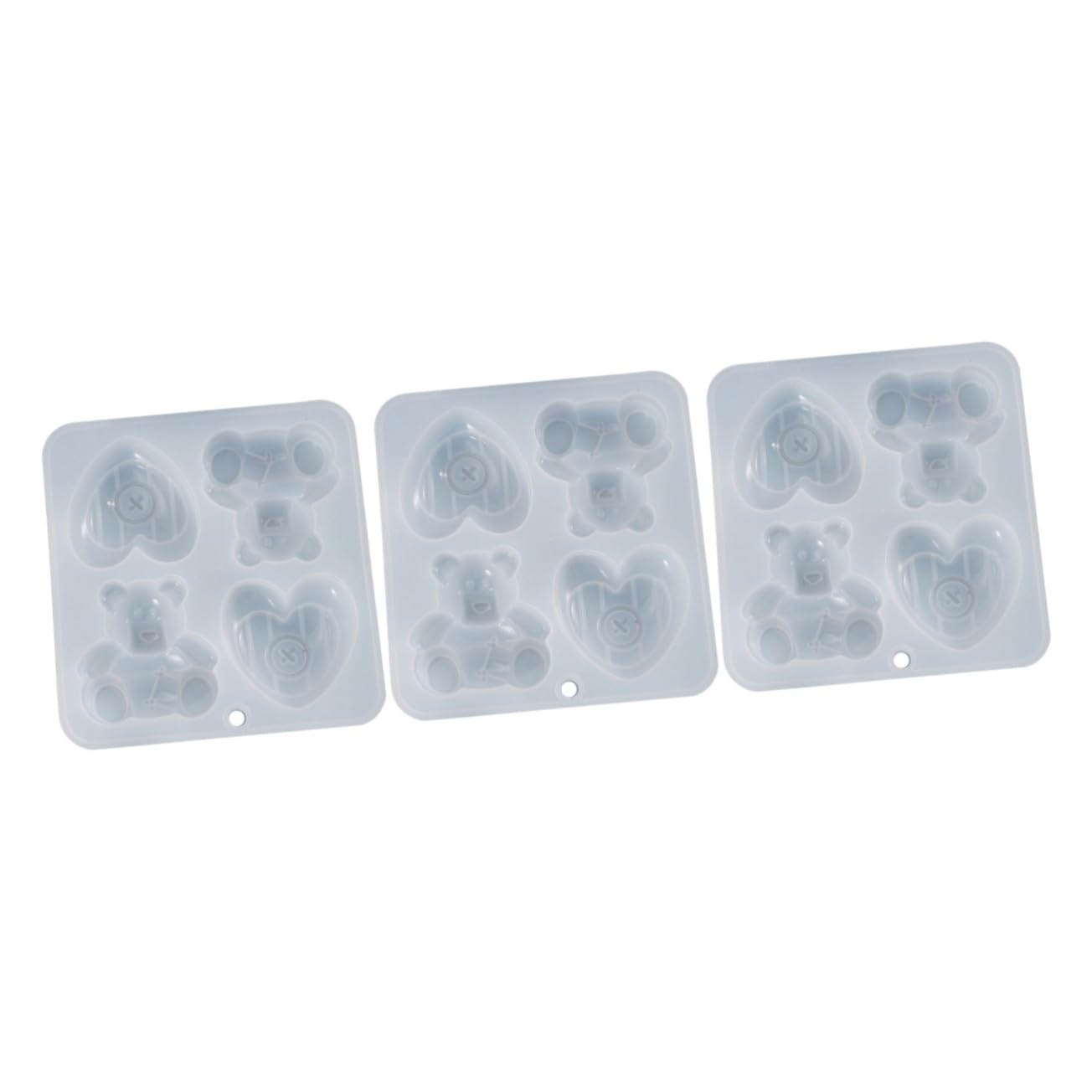 SHINEOFI 3piezas Molde De De para Decoración De Pasteles y Manualidades Molde De Epóxica y Chocolate para Creaciones