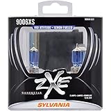 SYLVANIA 9006XS SilverStar zXe High Performance Halogen Headlight Bulb, (Contains 2 Bulbs)