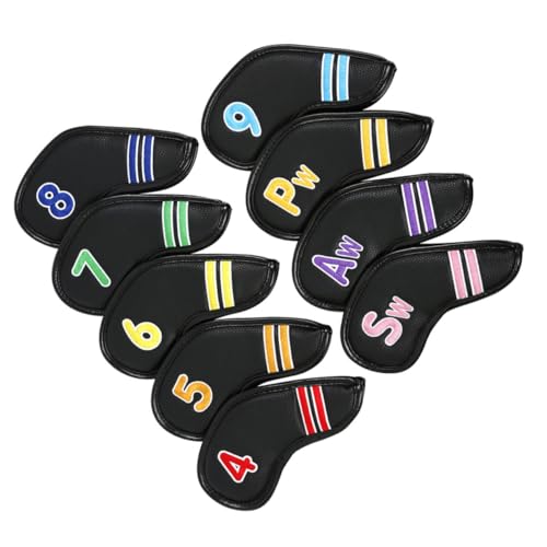 Housses fers de golf en PU premium : protection durable pour 9 clubs de compétition