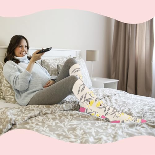 Image of Sooverki Compression Socks for Women & Men 6 Pairs is Best Supportive Knee High Stockings for Circulation, Travel, Nurses