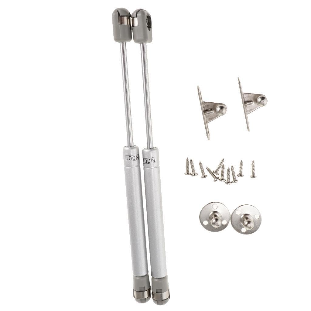 TUXCAXI Robust Spring Strut Lift Support Ensuring Durable Performance in Kitchen Cabinets and Display Areas Soft Closing Window Cabinet Lid Stay Brace Bracket, 268mm