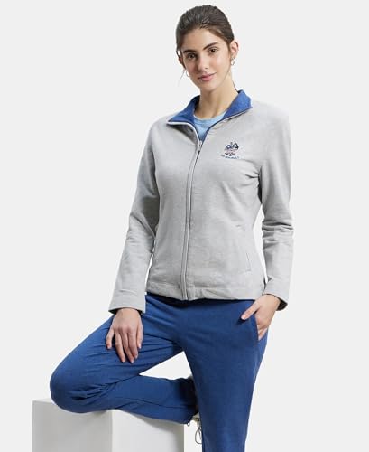 Image of Jockey Women's CottonSolid Regular Standard Length Jacket