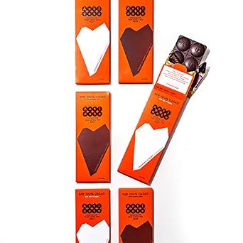 ANTIDOTE 100% Cacao Dark Chocolate 6-Pack Pure, Powerful & Exceptionally Smooth. No Sugar, No Sweeteners. Bean-to-Bar, Single Estate, Antioxidant-Rich & Heart Healthy.