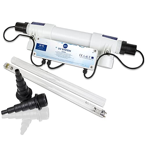 Gre UVC25 - Système de désinfection UV pour Le Nettoyage et l'entretien des piscines Hors-Sol et enterrées jusqu'à 25 m³. Traitement écologique de l'eau...