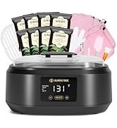 BUMPLYBEE Paraffin Wax Machine for Hand and Feet - Hot Wax Hand Wax Machine with 8 Pcs Ginger Par...