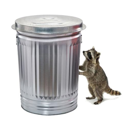 31 Gal Galvanized Steel Trash Can
