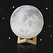 Produktbild LMCXWD 3D mond Lampe Weihnachten led Dekoration Farbe Lade Touch USB magische mond nachtlicht Mondlicht Tisch Schreibtisch mond Lampe Geschenk
