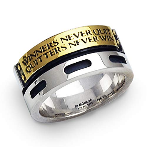 [ドクターモンロー] 18金 メッセージプレートリング 13号～23号 (20号) ゴールド K18 板 英語 英字 英文 シンプル 指輪 メンズ