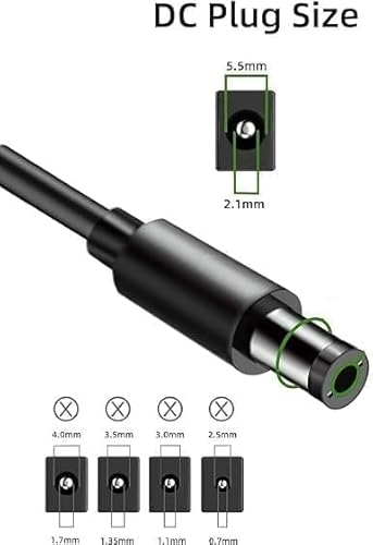 2M 9V 1A Power Supply Adapter DC 9V Universal Power 5.5x2.1mm Plug for Router Arduino, Recorder, Bluetooth Speaker, Exercise Bike, Bench Scales, CCTV Camera, etc Electronics Power Cord Adapter - Image 3