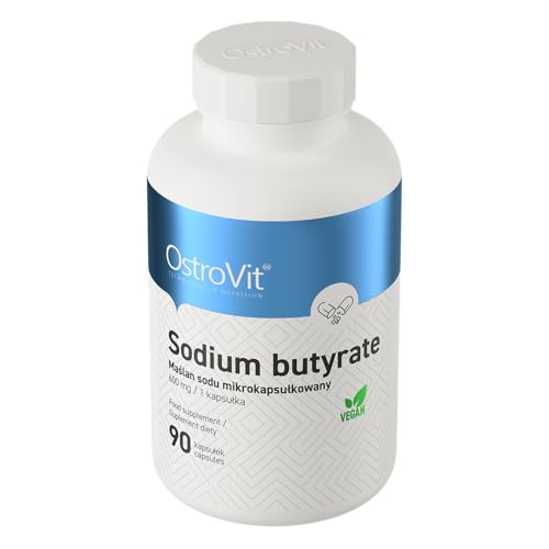 Sodium Butyrate 600mg (30% Buttersäure) - Butyric Acid Natriumbutyrat - 90 Vege Kapseln – Ansicht 5