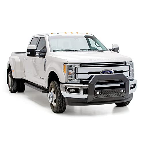 Image of ARIES 2163103 AdvantEDGE Black Aluminum Truck Bull Bar with Lights, Select Ford F-250, F-350, F-450, F-550 Super Duty