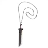 TAIYING Spiel Final Fantasy Remake Cloud Strife Buster Schwert Schlüsselbund Männer Metall Zack Faire Waffe Schlüsselanhänger Anhänger Halskette