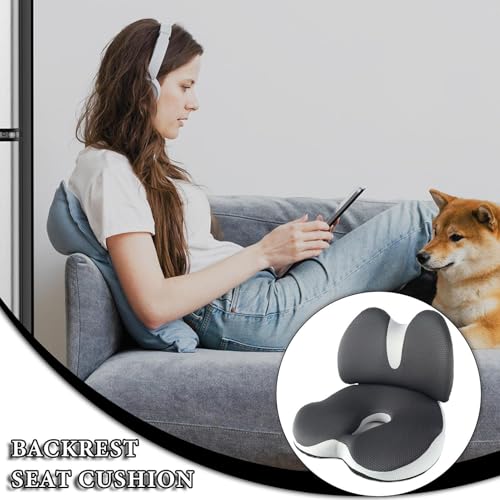 Coussin de dossier ergonomique pour chaise de bureau et fauteuil roulant