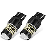 YITAMOTOR 7443 7440 w21w T20 LED Bulb White for Reverse Light, 7440NA 7444NA LED Replacement Bulbs for Parking/Brake/Turn Signal/Tail/Backup Light, 78-SMD Super Bright, 6000K, 12V-24V, 2-Pack