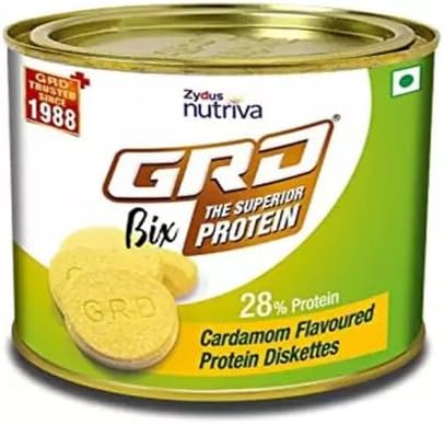 GRD Bix Cardamom Flavoured High protein biscuits | 18 Essential Nutrients 250g