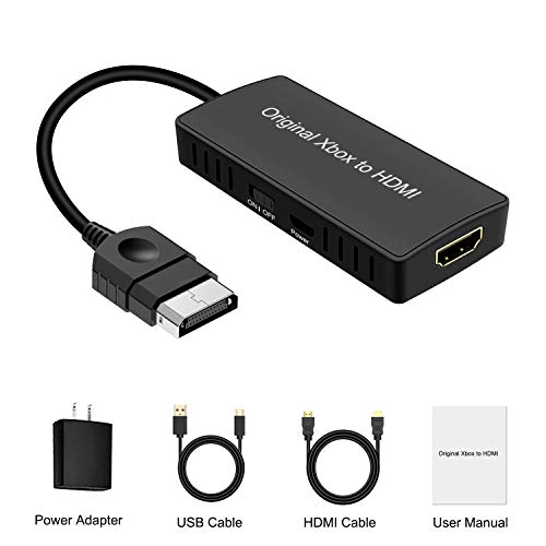 Hd Link Cable For Original Xbox Original Xbox Hdmi Converter Automatically Detects And Converts Ypbpr Component Signal To 480I/720P Output（100% Improved Picture Quality Compatible With Original Xbox #TOP5