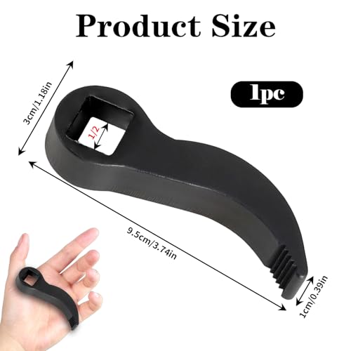 Brecheisen Schlüssel-Adapter, Crowbar Adapter Head Tools, Brecheisen-Adapter Köpfe Werkzeuge für 1/2 Zoll Ratschen, Ratschen-Hebelköpfe Drop Pry Bar Crowbar Tools für enge Platzverhältnisse